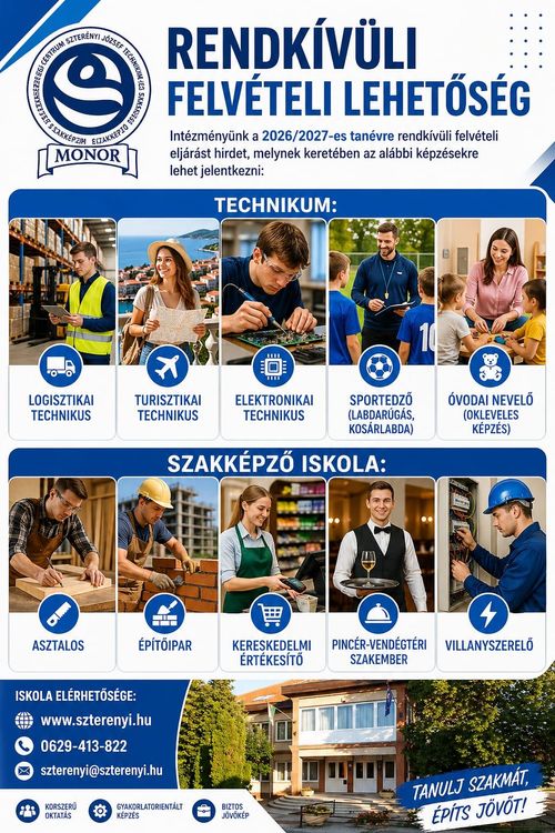 Rendkívüli felvételi lehetőség