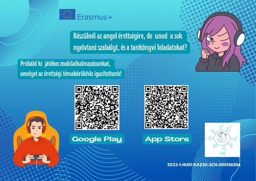 QR kód a angol nyelvtanulást fejlesztő mobilapplikációhoz